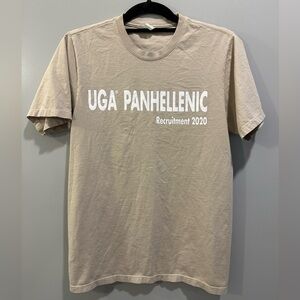 Softshirts UGA Panhellenic Sorority Recruitment 2020 Size S Tan